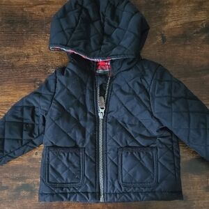 Carter's Black Puffer Jacket Weather-Resistant Warmth
